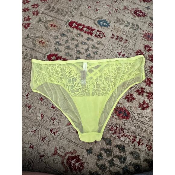 NWT Adore Me Women's Lime Green Diara Hipster Thong Panty Size 3X - Picture 6 of 6